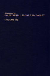 Advances in experimental social psychology by Mark P. Zanna