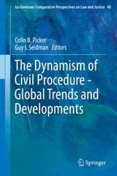 The Dynamism of Civil Procedure - Global Trends and Developments by Colin B. Picker