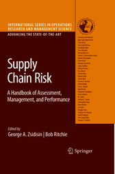 Supply Chain Risk by George A. Zsidisin