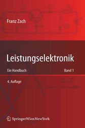 Leistungselektronik by Franz Zach