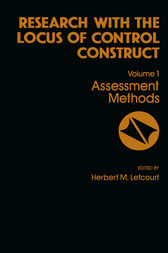 Research with the Locus of Control Construct by Herbert M. Lefcourt