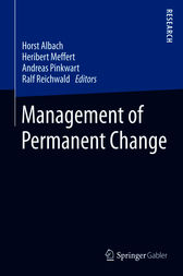 Management of Permanent Change by Horst Albach